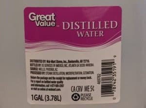 Pure Distilled Bottled Water